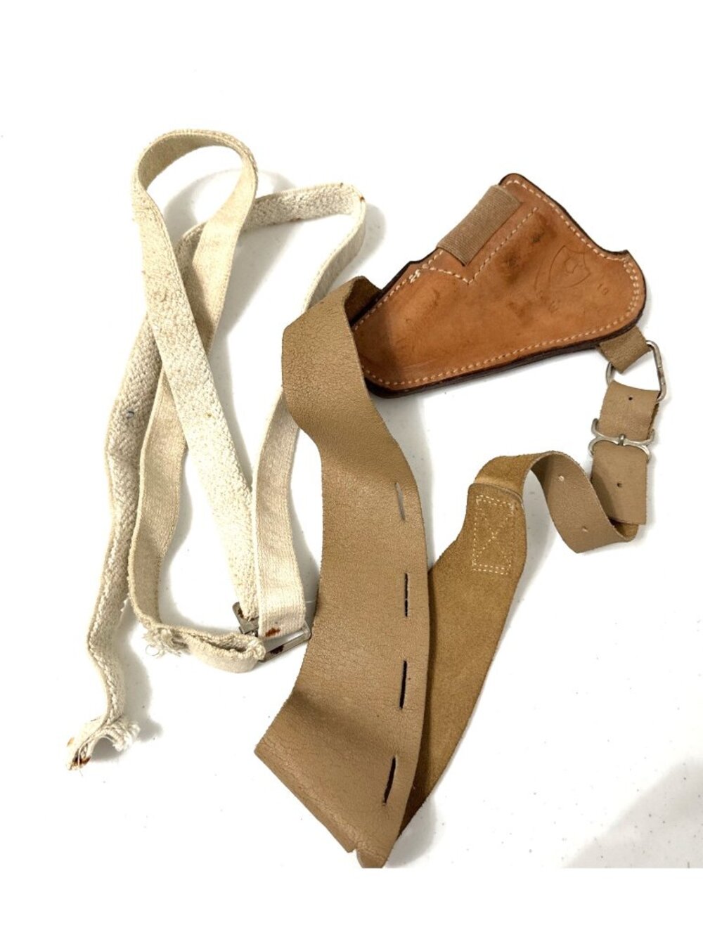 Vintage Safariland Model 19 Shoulder Leather Holster S & W - MD/FR, Monrovia CA